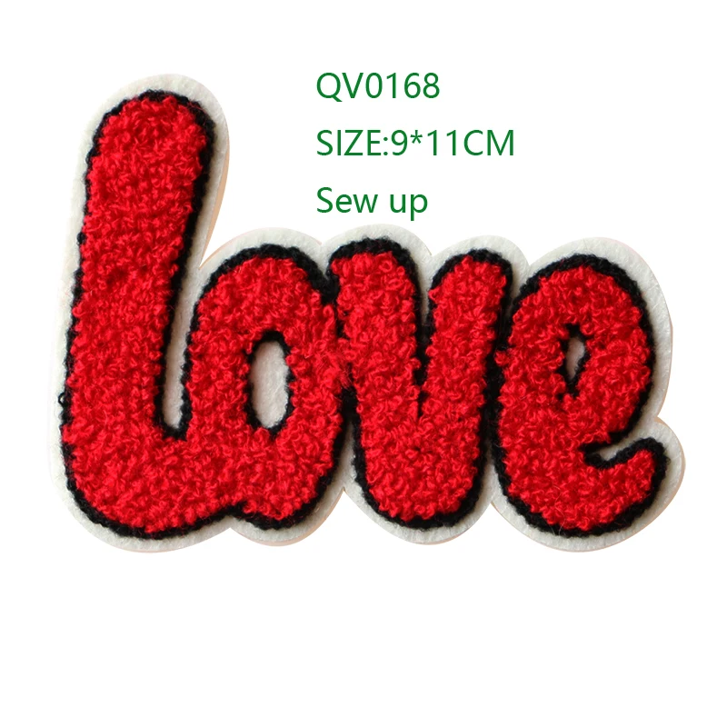 QV0168 Полотенце вышивка милый маленький значок вышитые железные нашивки для одежды DIY полосатая одежда Лоскутные наклейки на заказ значки - Цвет: QV0168