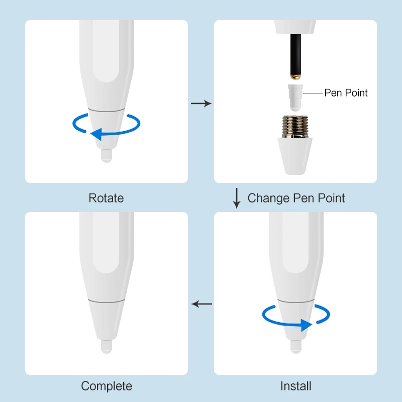 Caneta Stylus para Alldocumente Iplay 40 Pro Tablet Caneta Recarregável para Alldocumente Iplay 40 10.4 Polegada Tela de Toque Desenho Caneta Lápis - Imagem 2