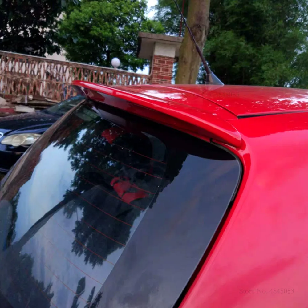 AITWATT для Toyota Yaris 2008 до 2013 Черный Спойлер ABS пластиковый Неокрашенный цветной Багажник на крыше крыло багажника спойлер для автомобиля