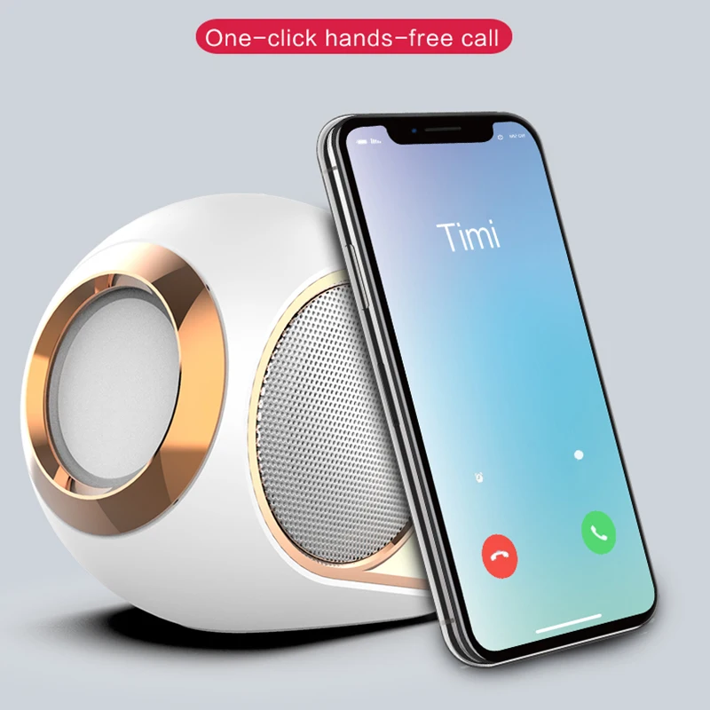 

Wireless Bluetooth Speaker Audio Bluetooth 5.0 Dual Sound Unit Support HD Hands-free Calling OUJ99