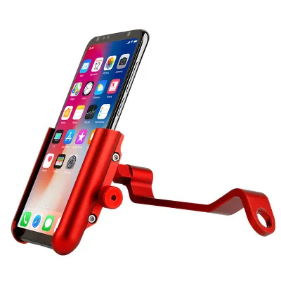 

Bicycle Cellphone Holder Aluminium Alloy Mobile Phone Stand E-Bike Motorcycle Mobile Phone Bracket Mobile Phone Navigation Mount