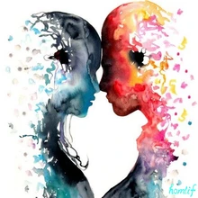 5D DIY Алмазная вышивка, фото на заказ, алмазная живопись, вышивка крестиком, полная квадратная мозаика, абстрактная любовь, поцелуй, стразы