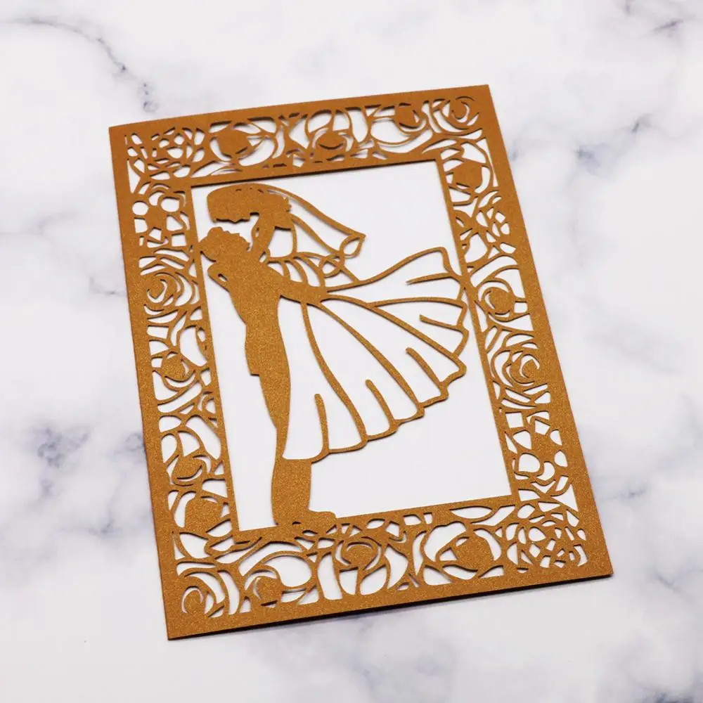30Pcs/Lot Romantic Wedding Invitations Card Laser Cut Wedding Card Engagement Wedding Party Invite Cards
