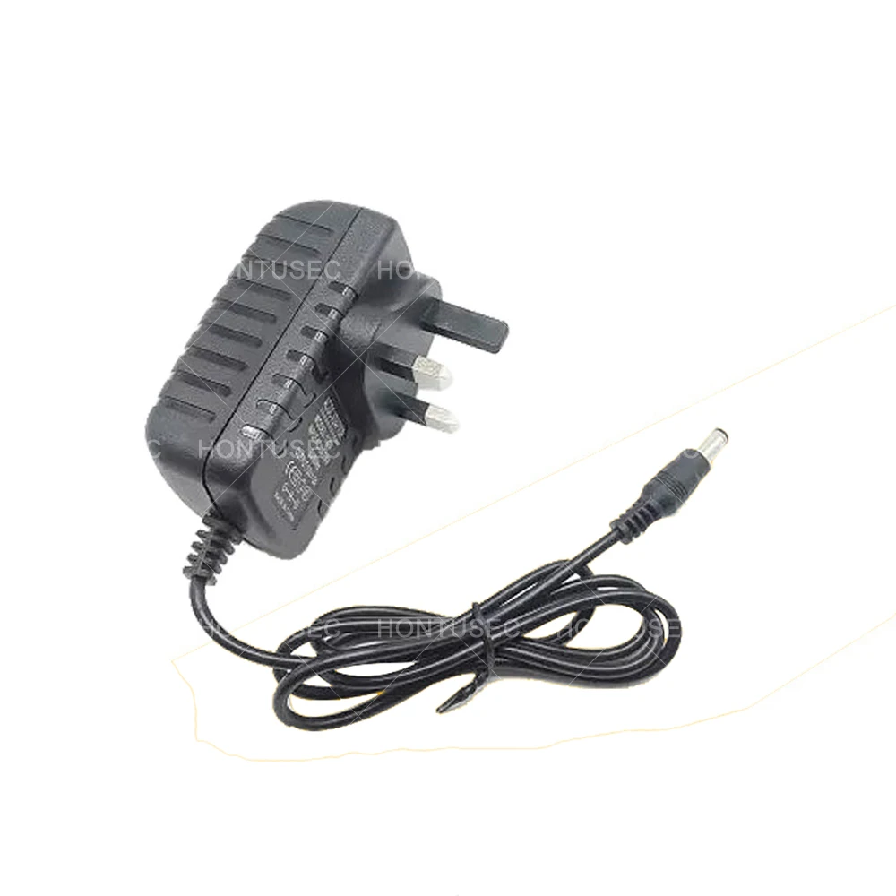 HONTUSEC DC 12V 1A источник питания 12W настенный AC/DC импульсный 100-240V AC к адаптер для