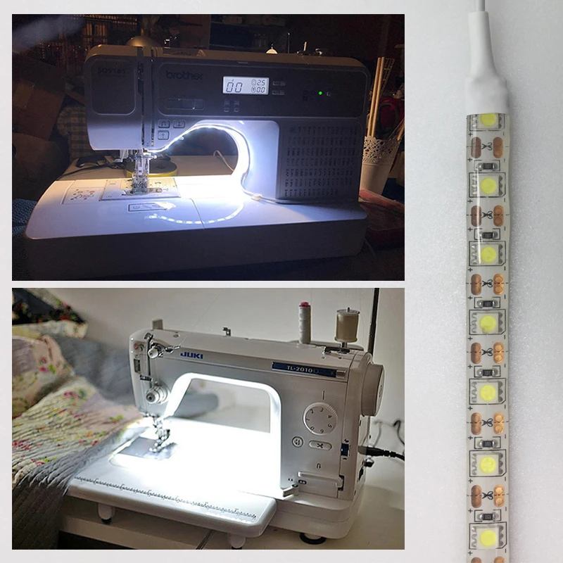 Sewing Machine Led Light Strip Light Usb Powered Dimming Flexible