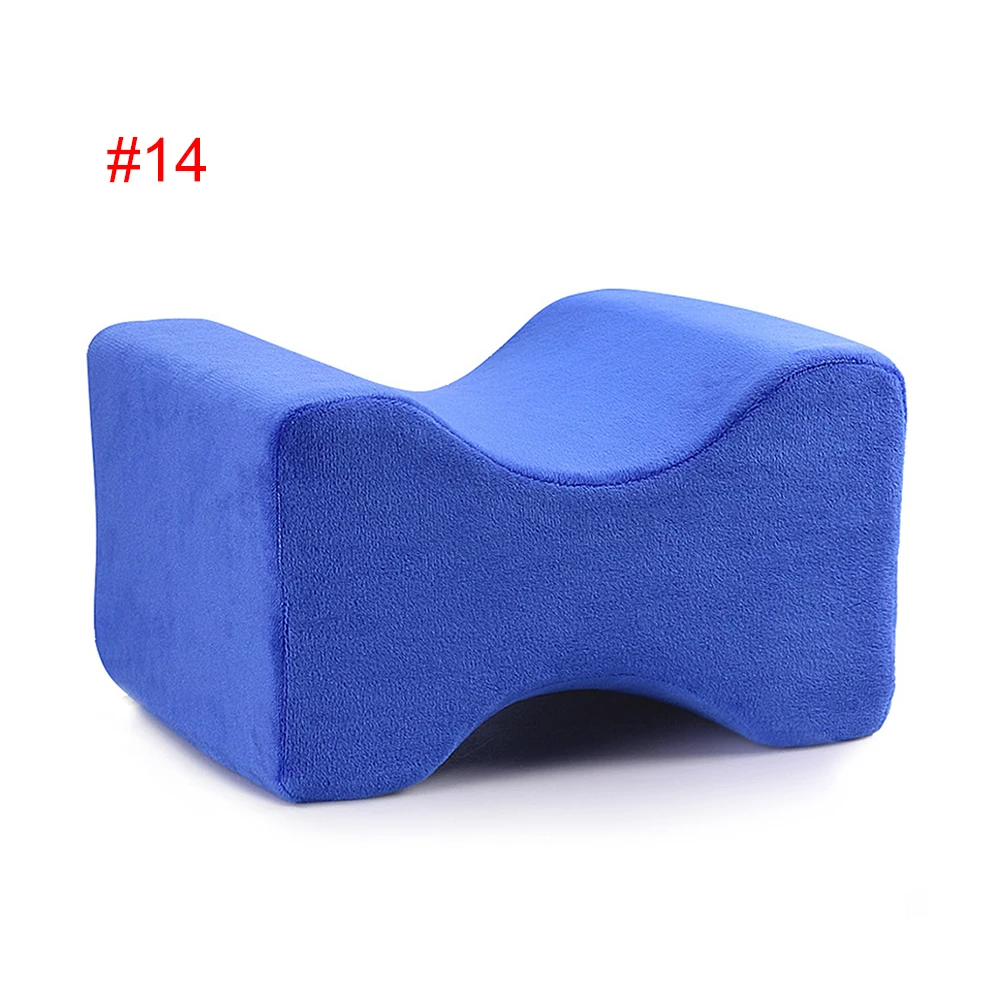Velvet blue Подушка для ног с эффектом памяти, раздельная подстилка для наволочки спящий на боку беременность материнство подушка для тела подставка для ног Подушка - Цвет: Velvet blue