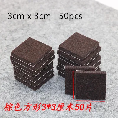 18-128pcs Chair Table Leg Felt Pads Self Adhesive Floor Scratch Protector Mute Non-slip Feet Mat DIY Furniture Accessories 14