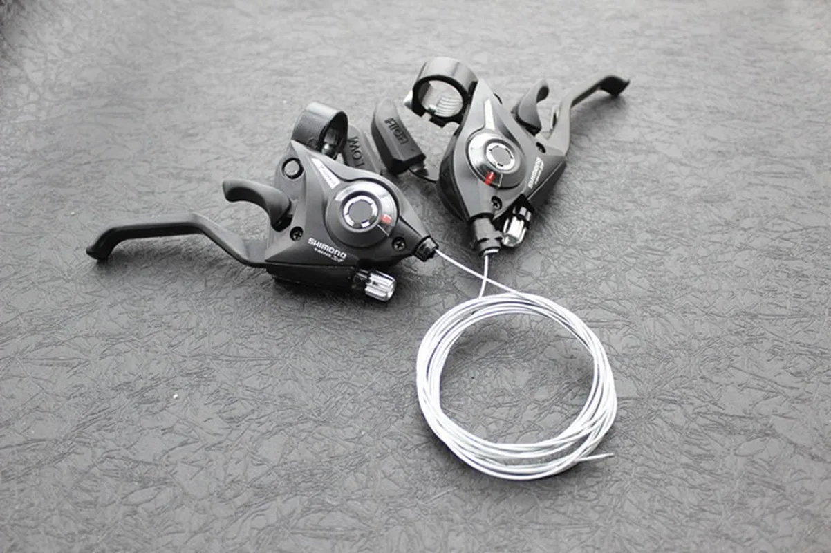 

Finger Dial Mountain Bike Finger Dial Transmission Controller One-Piece Finger Dial Integrated Brake Handle Speed Controller