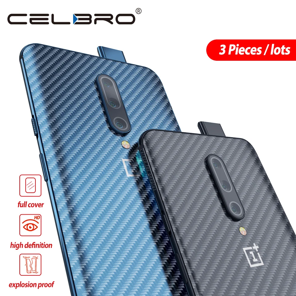 

3Pcs/lot Back Film Sticker for Oneplus 7 7T Pro Matte Screen Protector Carbon Fiber Rear Guard for One plus 7TP 7P Protection