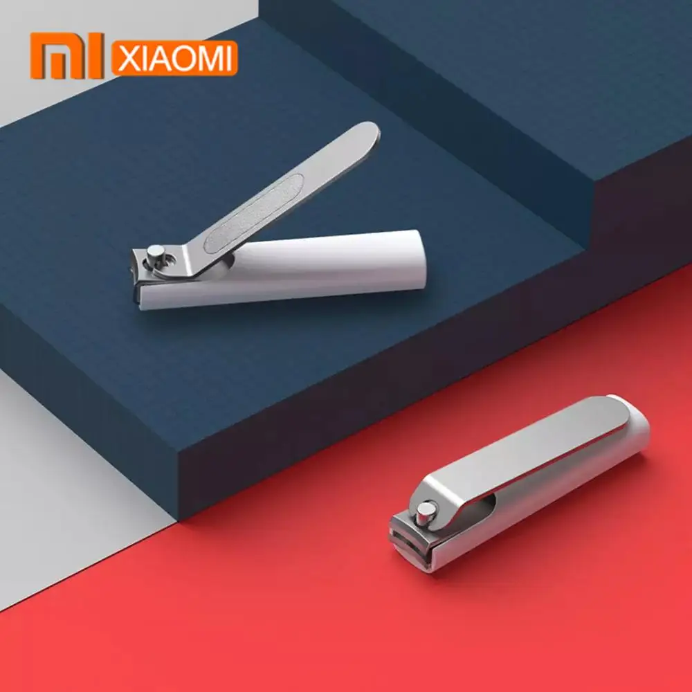 Xiaomi Mijia кусачки для ногтей из нержавеющей стали с защитой от брызг, триммер для педикюра, кусачки для ногтей, профессиональная пилка для ногтей Cli