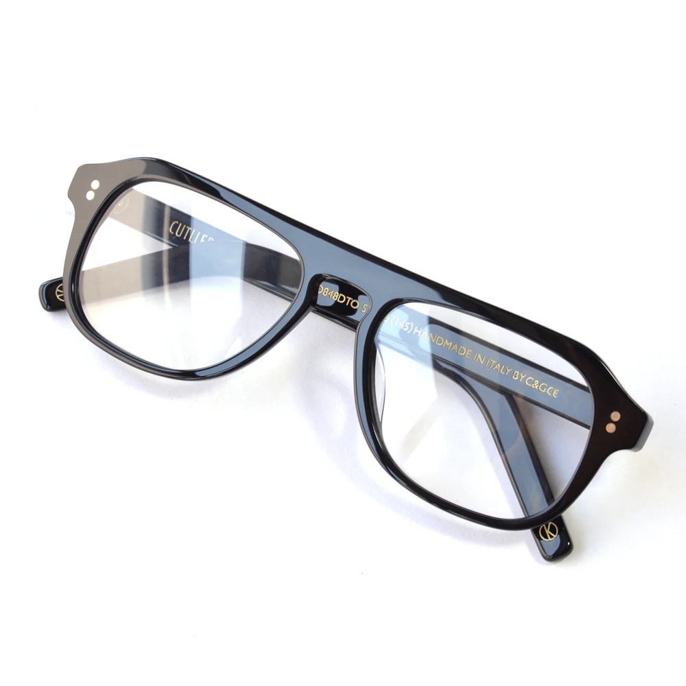 Vintage Kingsman Black Retro Acetate Eyeglasses Frame for Men - Prescription Optical Frames image 6