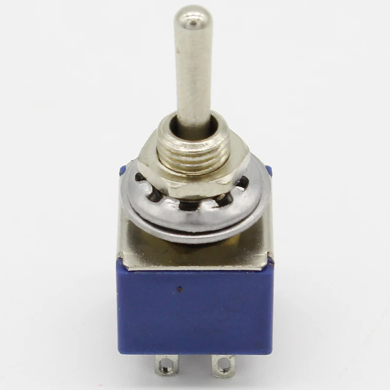 5 шт./лот MTS 202 темно синий 6 контактный DPDT ON Mini 6A125VAC миниатюрные переключатели|switch