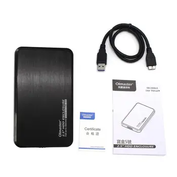 

Olmaster 2.5 inch HDD SSD case Sata to USB 3.0 adapter 5Gbps hard drive case housing HDD disk for WIndows PC
