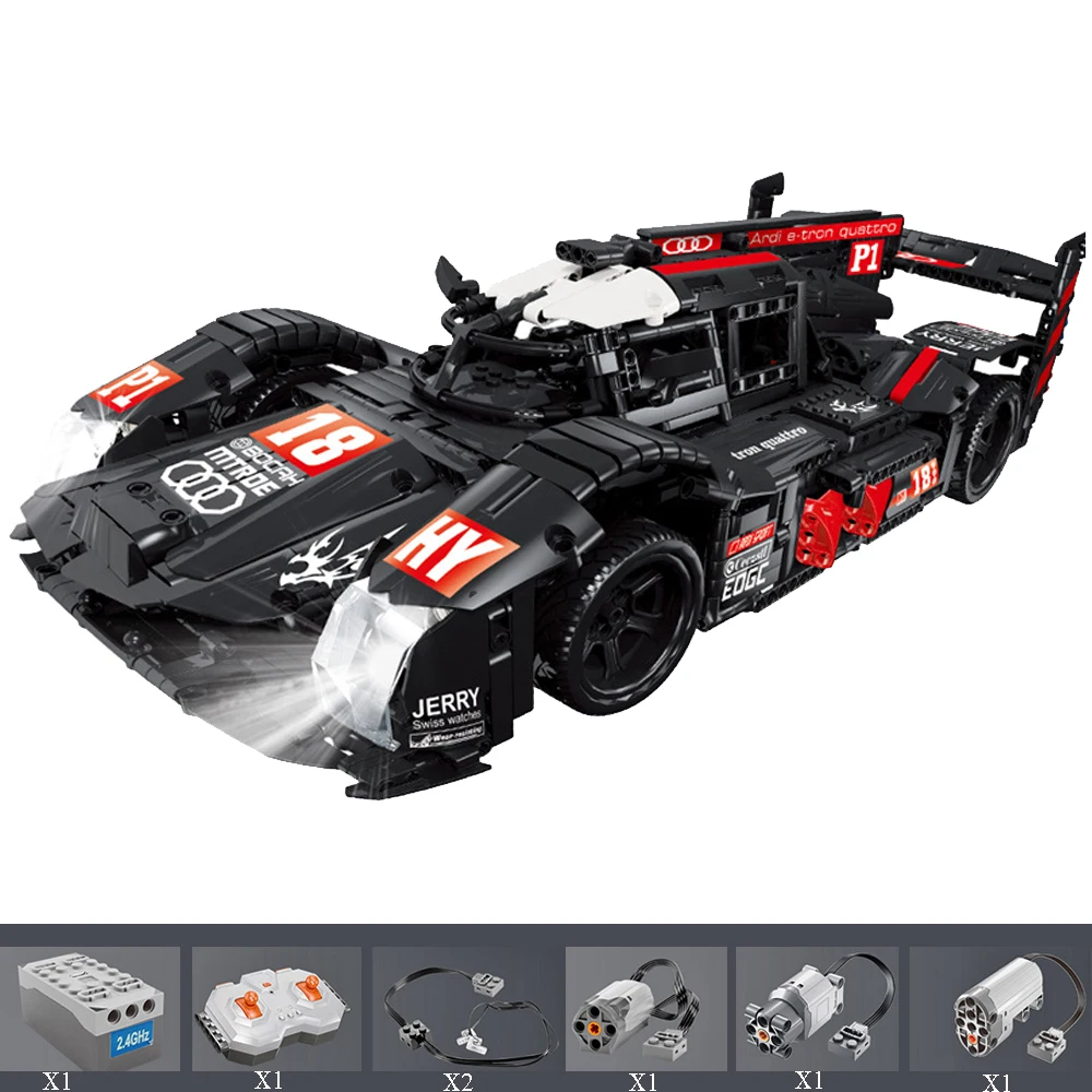 23011B 23009 1965 Ford Mustang Hoonicorn RTR совместим с MOC-22970 строительные блоки кирпичи развивающие игрушки для детей 23011 - Цвет: 23011B
