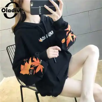 

Oladivi Plus Size Women Leisure Autumn New Fashion Print Hoodies Casual Pullover Lady Sweatshirt Top Tee Shirt Tunic 6XL 5XL 4XL