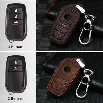 

For Toyota Chr Rav4 Auris Avensis Prius Aygo Camry Corolla Land Cruiser 200 Prado Crown Aqua 2/3Buttons Car Key Case Cover Coque