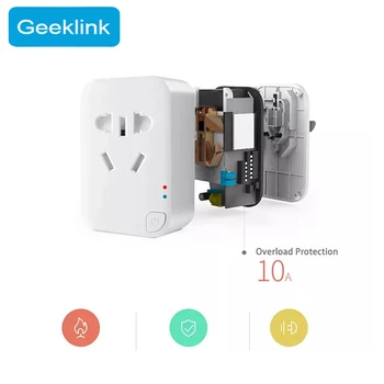 

Geeklink Wifi Smart Socket APP Remote Control CN AU Plug Android iOS Wireless Outlet Timer Modules Smart Home Automation