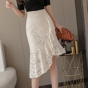

The new spring and summer a large number of spot joker cultivate one's morality lace skirt falbala satchel in hip cultivate one'