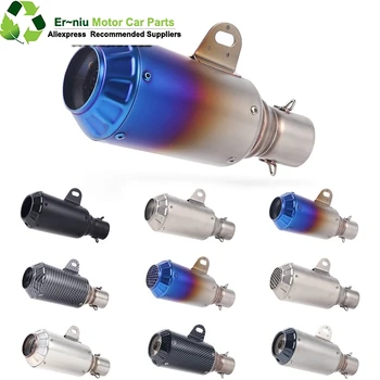 

Universal Modified Motorcycle Exhaust Muffler 250SB MT07 MT09 SV650 GSX R600 R650 R750 CBR125R Z800 Z900 CBR150R CBR250R