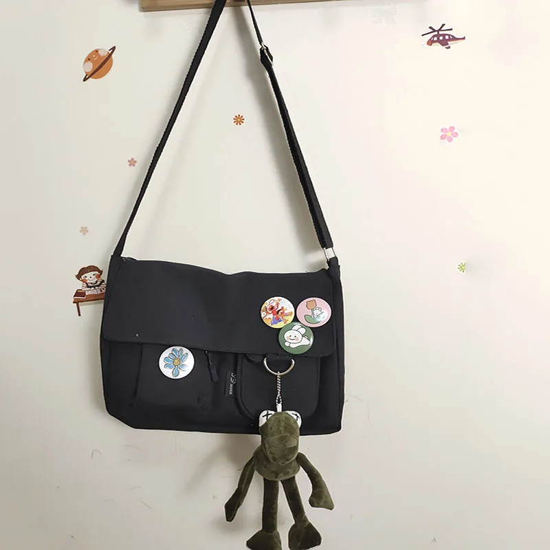 Bolsos De Mensajero De Lona Para Niñas, Bolsos De Bandolera Para