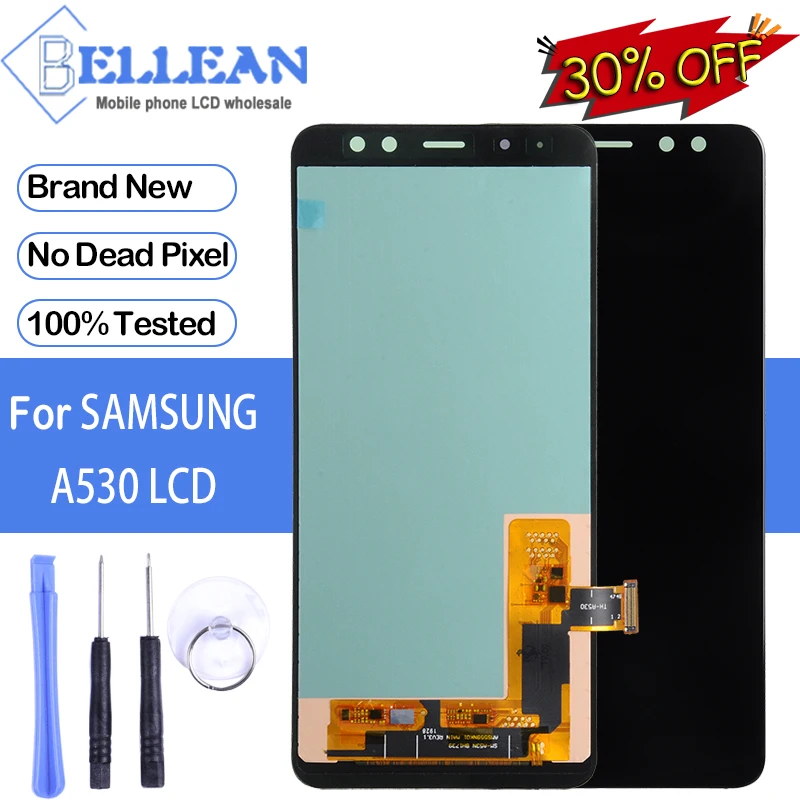 

Dinamico Promotion A530 Lcd For Samsung Galaxy A8 2018 Lcd Touch Screen Digitizer Assembly A530F A530N Display Free Shipping