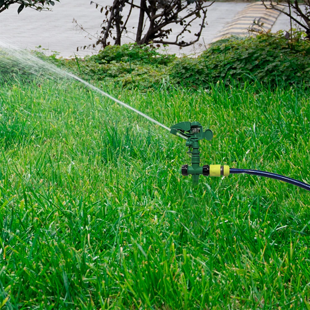 2pcs/lot Garden Sprinkler 360 Degree Adjustable Lawn Grass Rotatable Sprayer Irrigation Garden Watering System#24015
