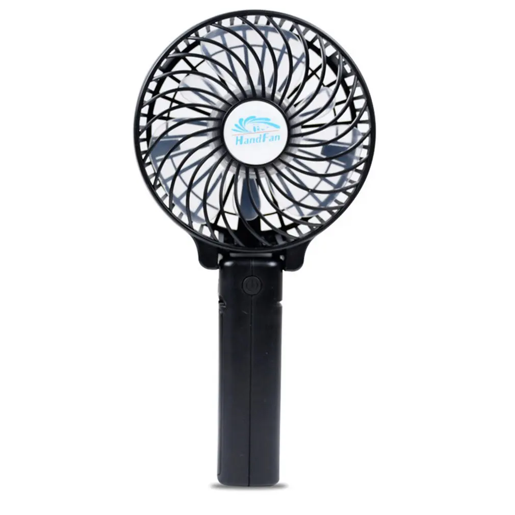 

Handheld Electric Fans Mini Portable Outdoor Fan Rechargeable Foldable Handle Desktop For Home And Travel