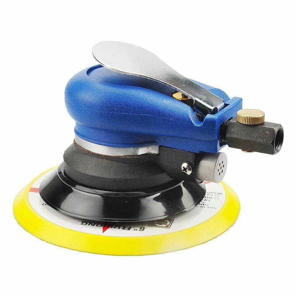 

6 Inch Machine Portable Home Aluminum Round Adjustable Grinding Tool Pneumatic Polishing Ergonomic High Speed Air Sander Mini