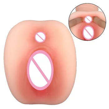Sex Toys For Men Silicone Artificial Vagina Double Hole Realistic Big Vagina Anal Fake Pussy 3d Adult Toy Male Masturbators 4