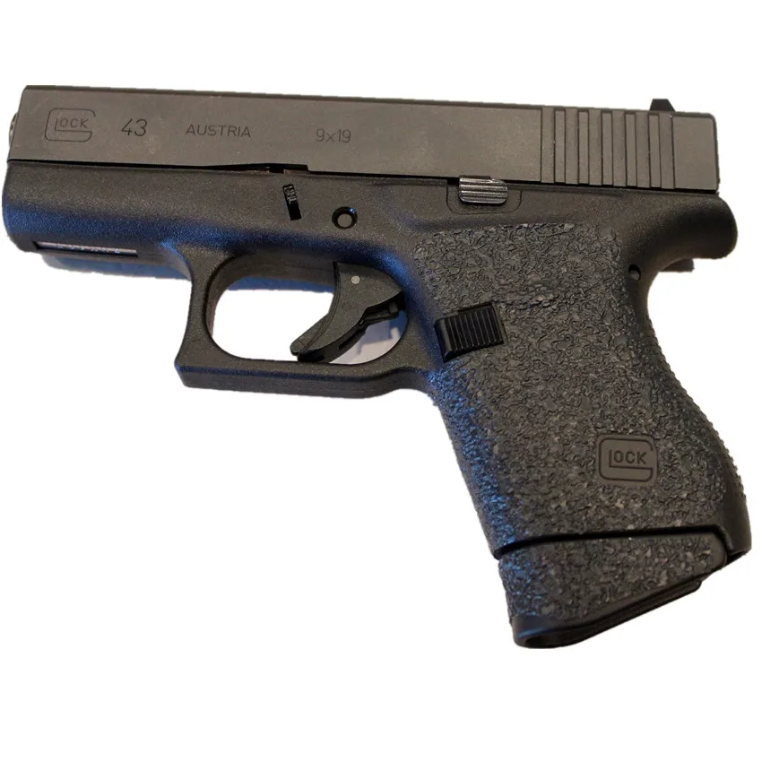 Нескользящая резиновая текстурная рукоятка G43 перчатка на заказ Glock43 кобура