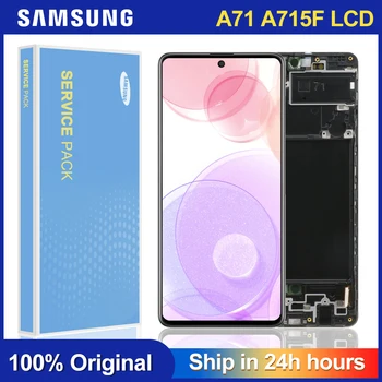 

6.7'' Original Replacement Part for Samsung Galaxy A71 LCD Touch Digitizer Assembly A71 Display A715 A715F A715FD SM-A715F/DSN