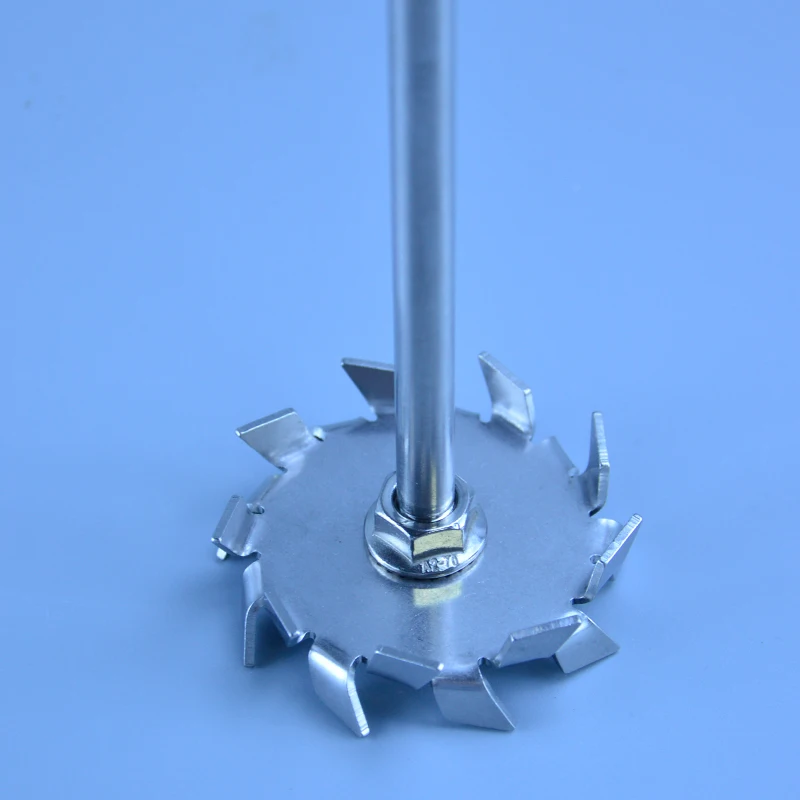 1set lab stainless steel dispersion plate paddle dispersion disk dispersing machine blade with agitating stirring rod