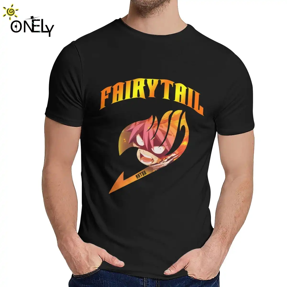 Male T Shirt Fairy Tail Guild Symbol Fire Flame Natsu Dragneel Male T Shirt Fairy Tail Guild Symbol Fire Flame Natsu Dragneel