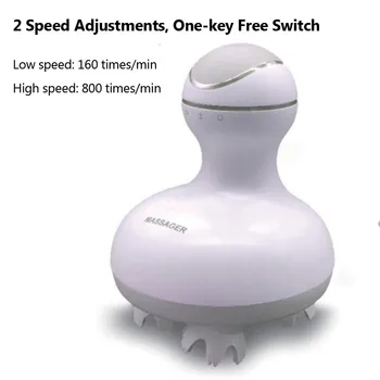 

Smart Head Massager 3D stereo massage two way surround Four Wheel Rotation Electric Body Massager Promote Blood Circulation