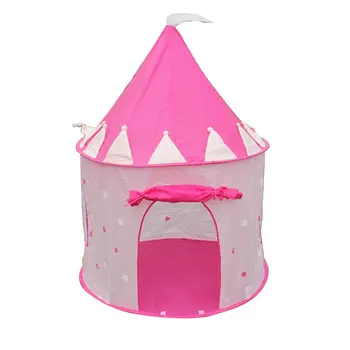 

Children'S Castle Yurt Game Tent Foldable Children'S Indoor Game House Princess Tent Children Luminous Tent