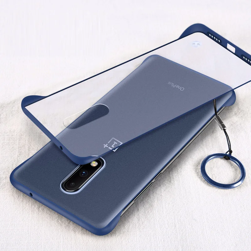 YueTuo бампер с кольцом Прозрачный чехол для oneplus 7 pro 7pro one plus 1 + ультра тонкий матовый