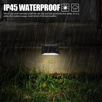 

LED Solar Light Solar Light Fence Light Railing Stairs Light Control Outdoor Waterproof Solar LED Step Light