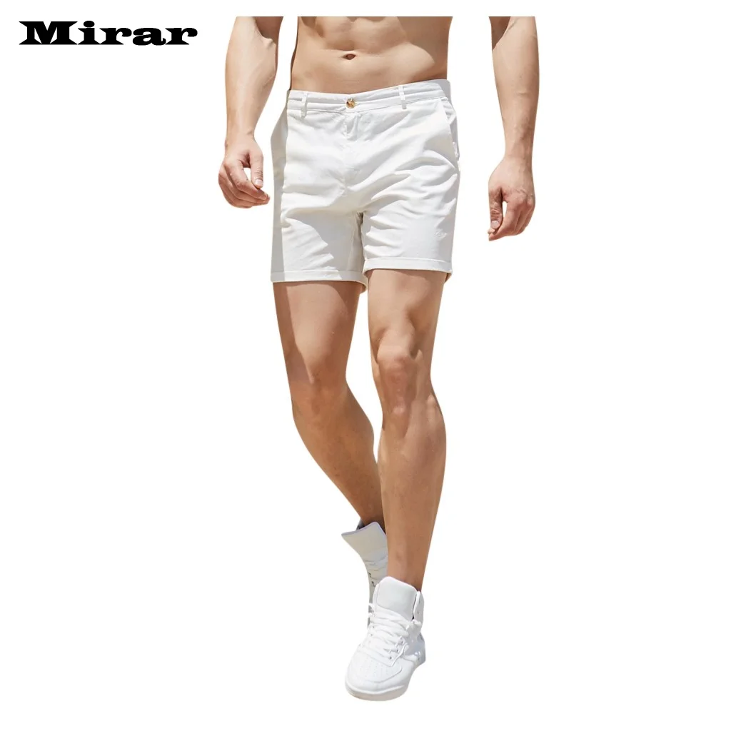 Модные мужские однотонные пляжные шорты с карманами для фитнеса, Спортивные Повседневные Шорты Карго