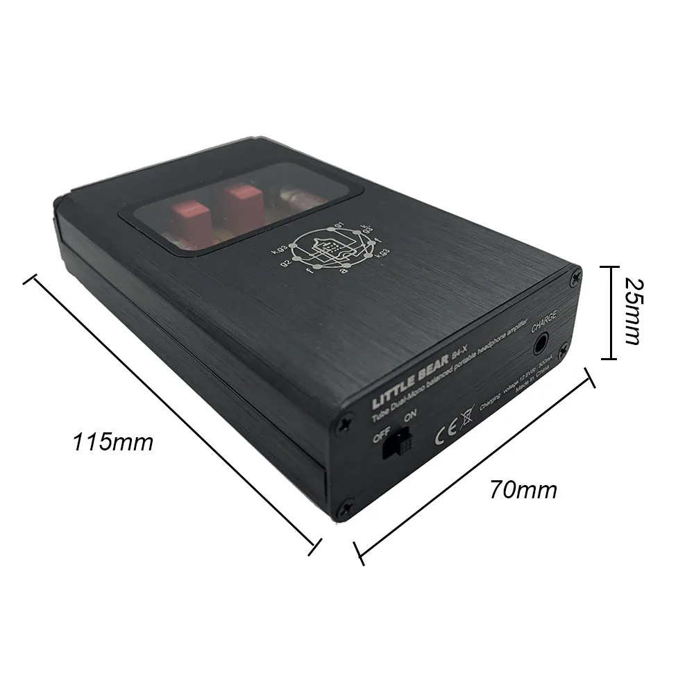 Little Bear B4 X Portable Vacuum Tube Headphone Amplifier Balanced with 1000mA lithium battery for 30 150ohm Headphone D2 012
