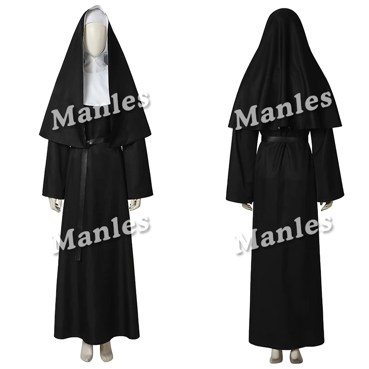 Монашка валак Косплей Черный валак демон монашка девственница костюм волшебство маскарадный костюм Хэллоуин Карнавальный наряд индивидуальный заказ