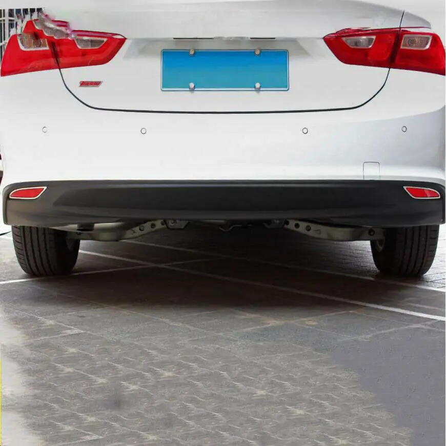 ABS Хромированная задняя противотуманная фара Крышка лампы отделка 2 шт для Chevrolet Malibu XL