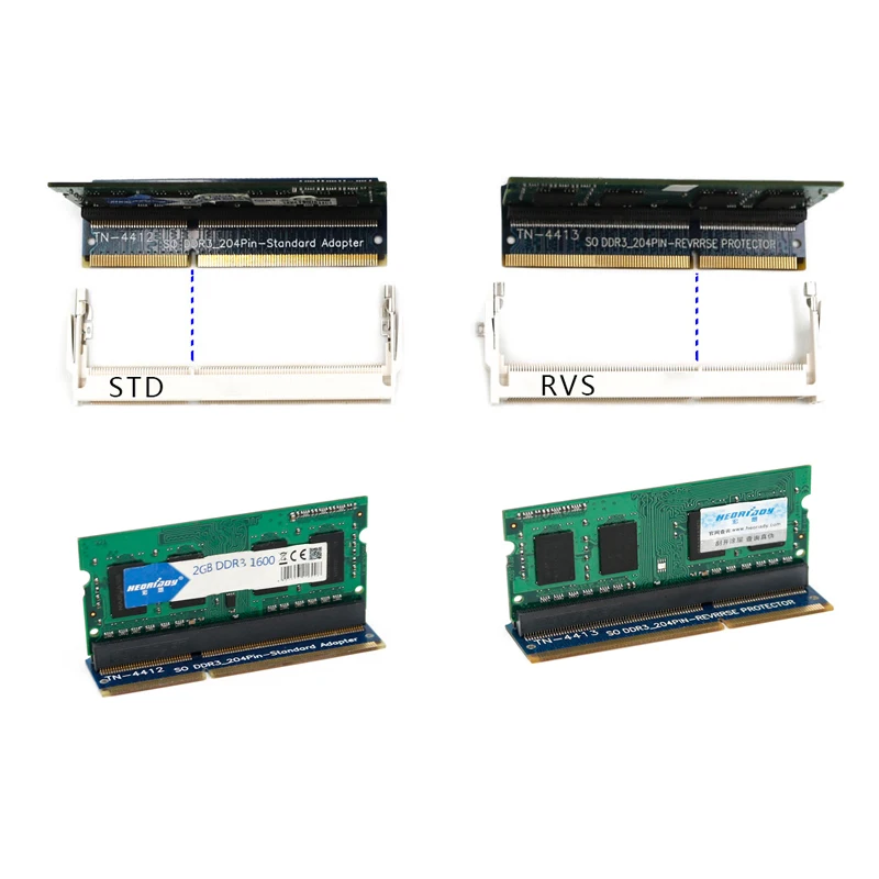 DDR3 so dimm адаптер конвертер карта рейзер 204PIN DDR 3 обратный протектор so dimm DDR3 Память Ram тестер почтовая карта для компьютера