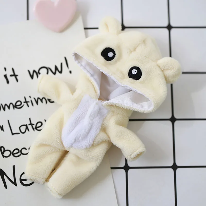 New Doll Clothes Cute animal jumpsuit Hooded pajamas for ob11,obitsu11,holala,GSC,1/12bjd doll clothes accessories for doll 17