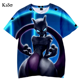

Kids Super Cute t-shirt Pokemon Children Kawaii 3D T Shirt Boy Fashion t shirt 3d Print Pokemon Girl Short Sleeve Top