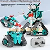 3 In 1 Shape Dual Mode Remote Control Tank  DIY Building Blocks Graphics Programming 360°Rotation Gravity Sensor RC Car Toy Gift 2