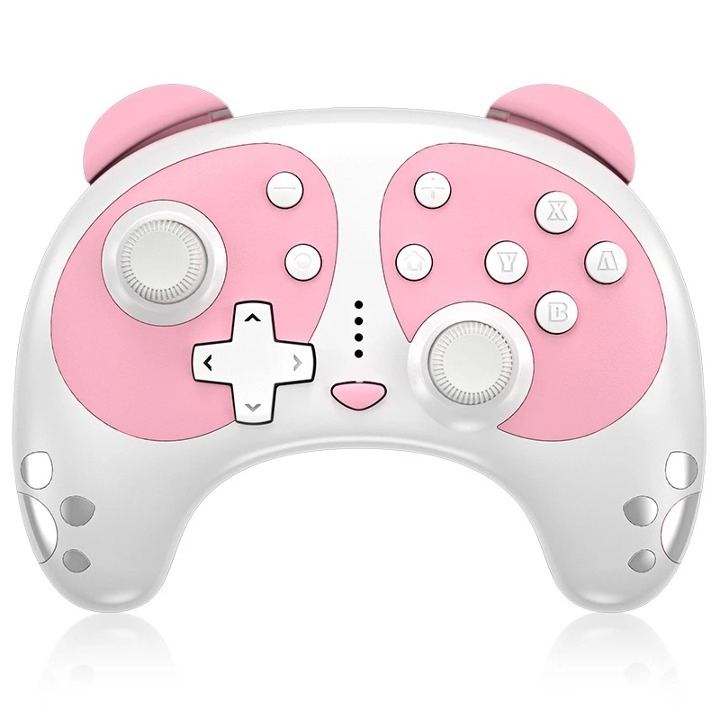 NFC Wireless Bluetooth Girls Pink Panda Gamepad Console Remote Controller Pro Wake Up Gamepads For Nintendo Switch Windows PCNFC Wireless Bluetooth Girls Pink Panda Gamepad Console Remote Controller Pro Wake Up Gamepads For Nintendo Switch Windows PC