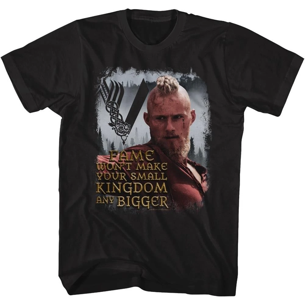 Vikings Bjorn Цитата лицензионный для взрослых Футболка крутая Повседневная футболка