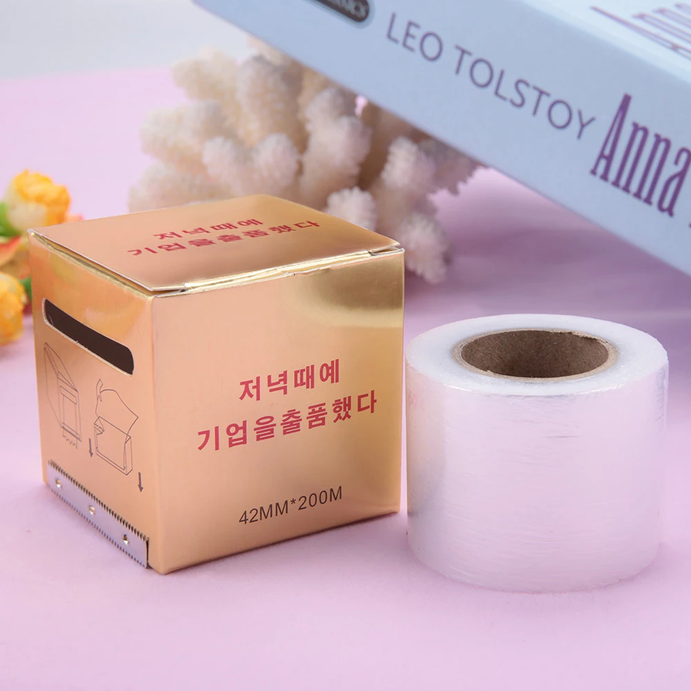 Clear Plastic Wrap Preservative Film Semi-permanent Makeup Tattoo for Eyebrow Lip