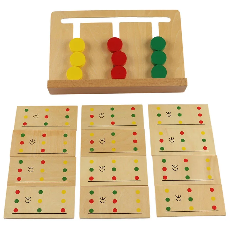 

Montessori Sensory Teaching Aids Three-Color Game Thinking Logic Practice Game Maze Logic Dog Teaching Aids Wholesale
