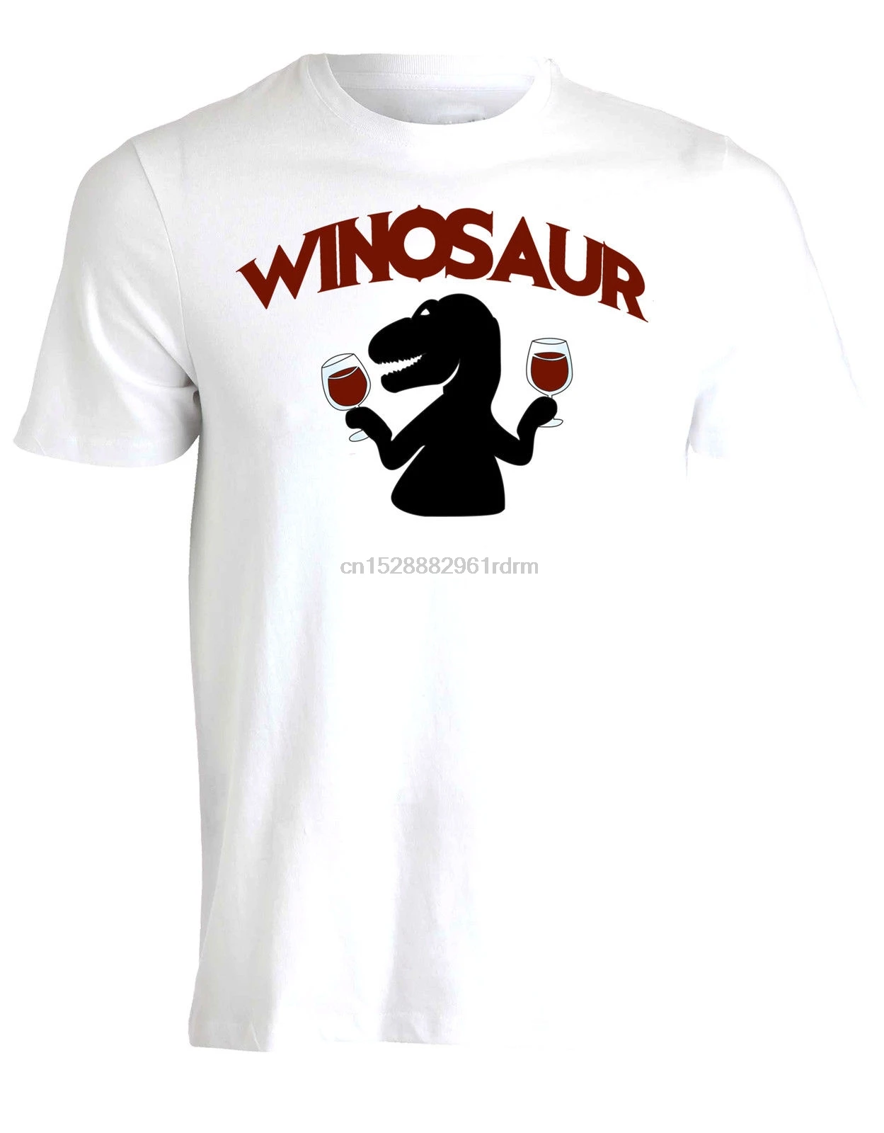 Winosaur Wine Enthusiast забавная Мужская футболка Time Quirky Топ AH75 летняя с круглым вырезом